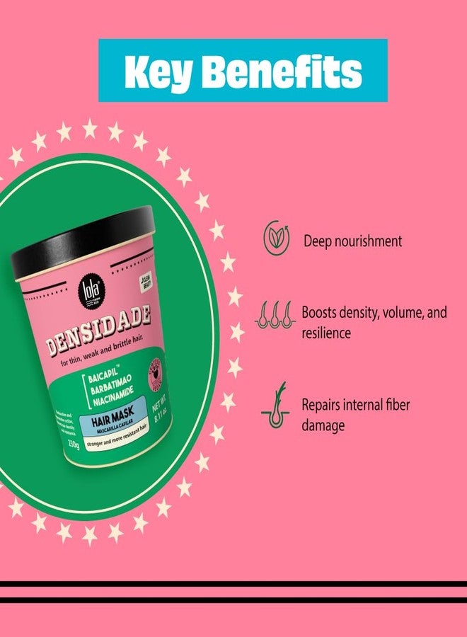 Lola From Rio - Densidade - Hair Mask For Fine, Weak, Brittle Hair, and Hair loss Problems, Stimulate Hair Growth and Improves Hair Resistance, Density, and Volume 8.11 Fl-Oz - Image 2